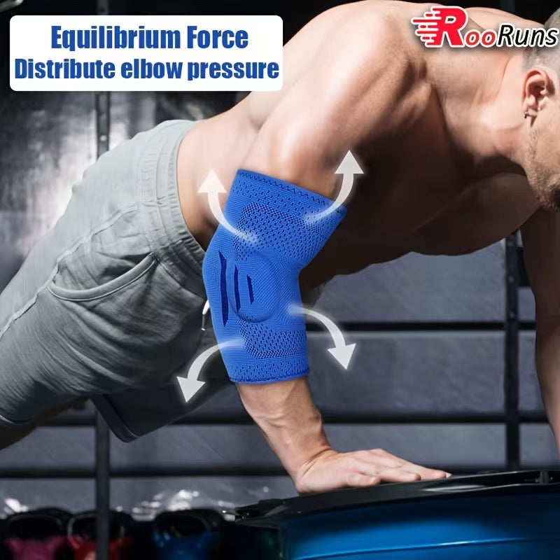 1 Piece Tennis Protector, Breathable Compression Elbow Pad, Enhances Stability, Improves Sports Fitness and Recovery